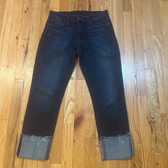JOE'S JEANS Wide Cuffed Cropped Mid Rise Jean size 26 - Picture 4 of 10